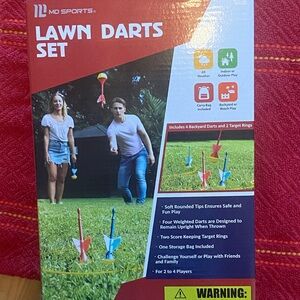 Lawn Darts Set - Red and Blue